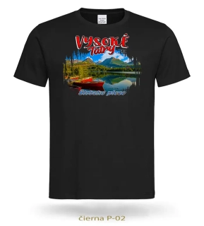 Trička pánske ŠTRBSKÉ PLESO Vysoké Tatry